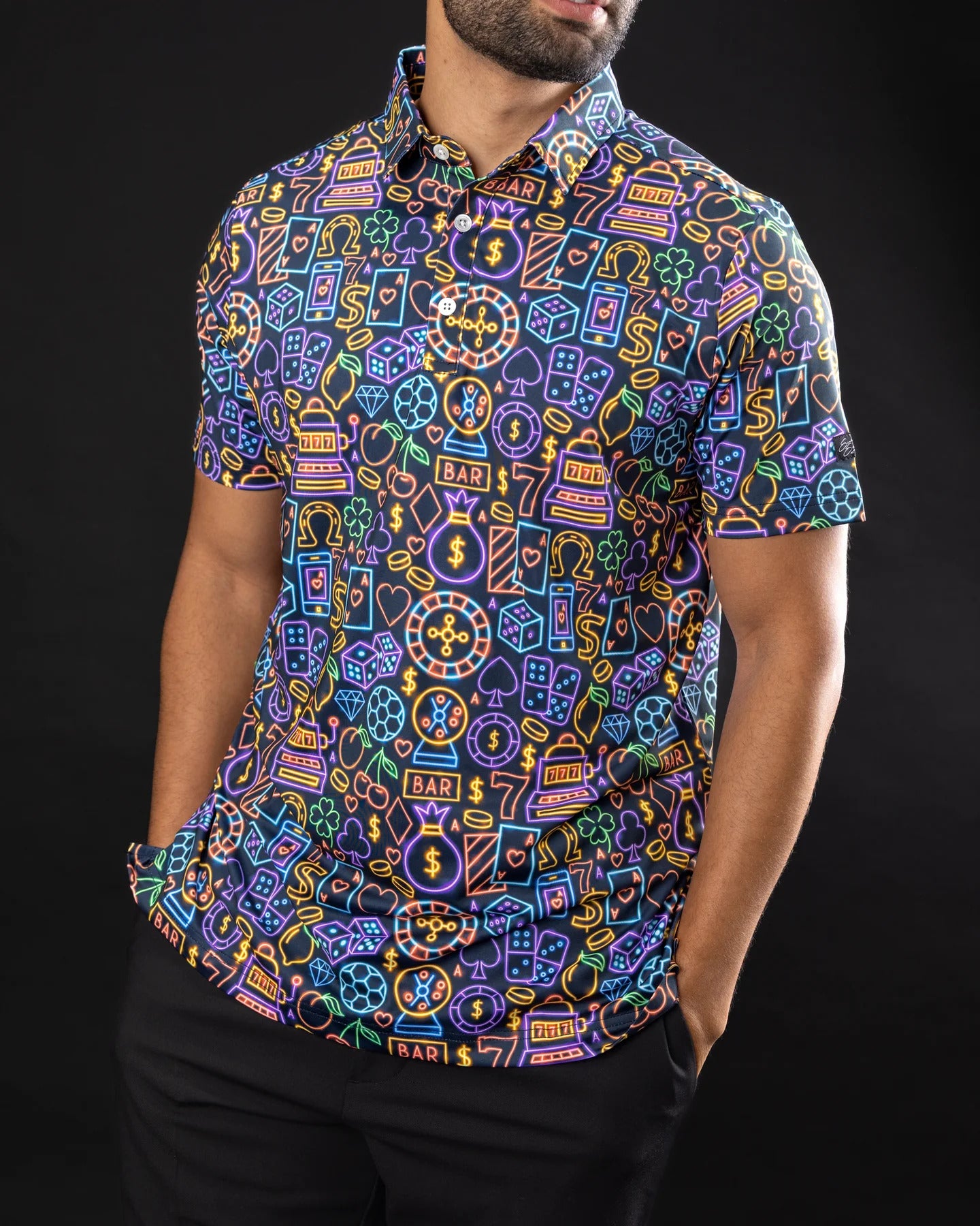 Sunday Swagger The Gambler Golf Polo