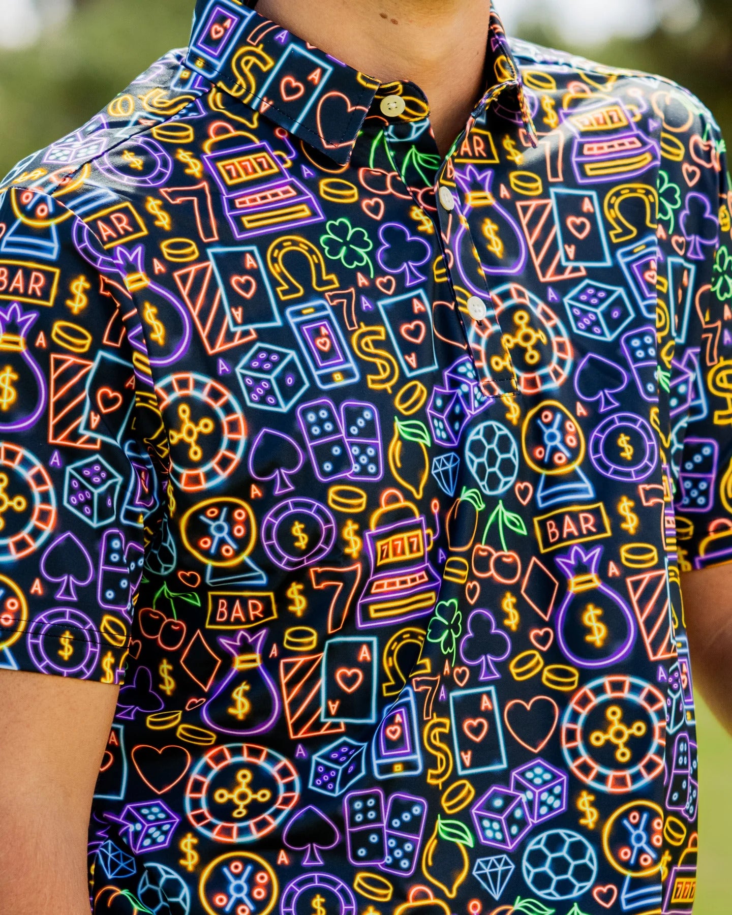 Sunday Swagger The Gambler Golf Polo