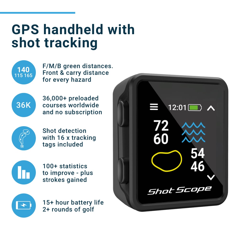 Shot Scope H4 GPS + Performance Tracking Handheld